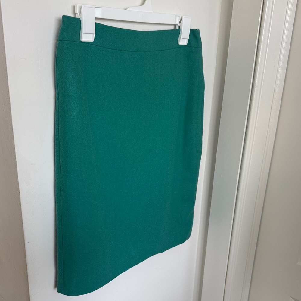 J. Crew Teal/Green  Pencil Skirt
